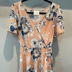 Pink Ella Mara faux wrap dress!